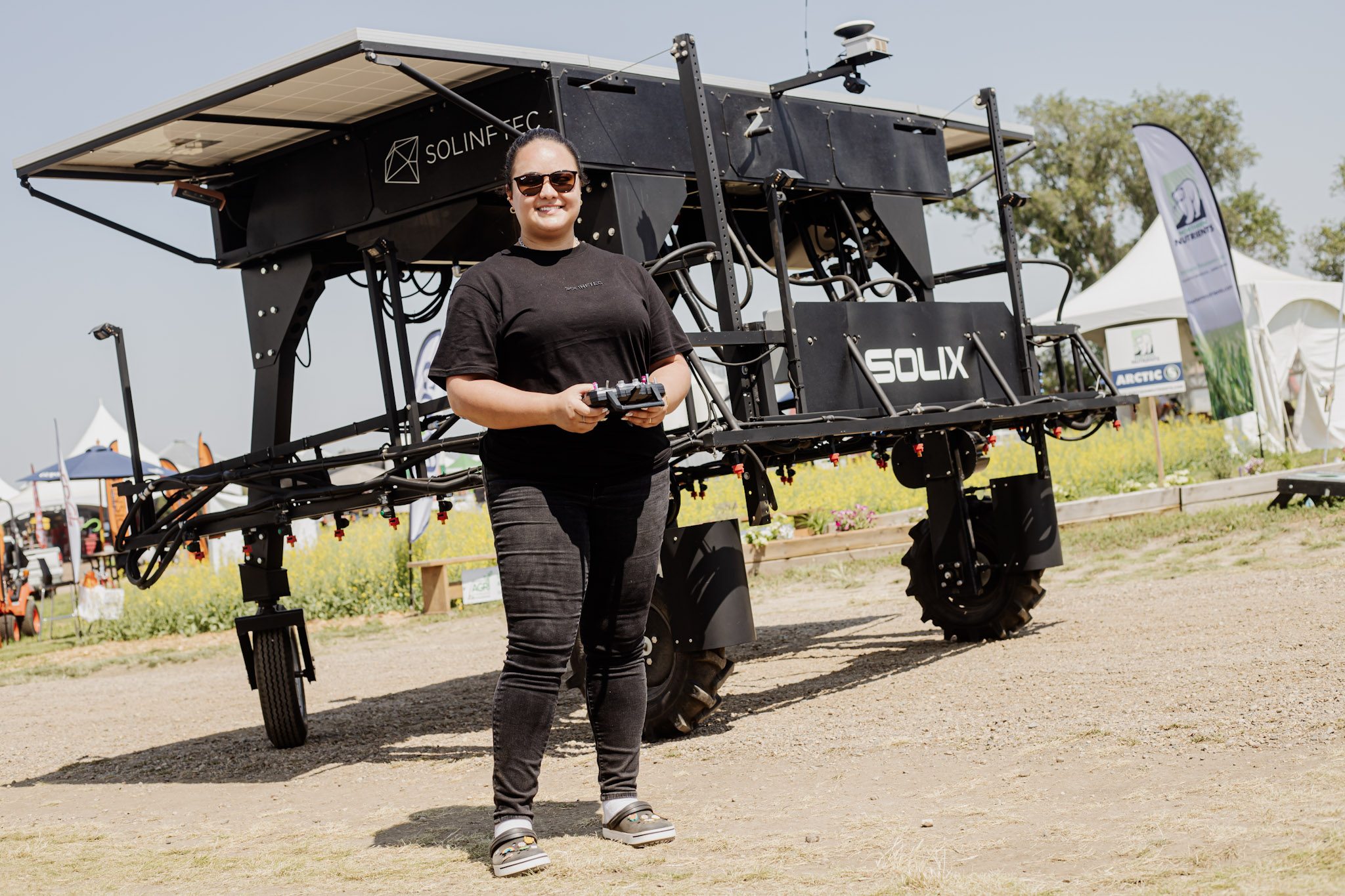 LeClair Media video production with Solinftec at Ag in Motion