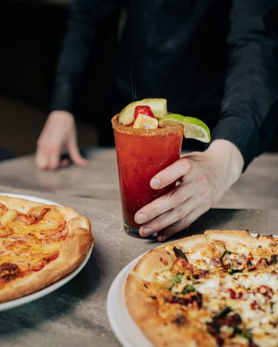 Stoked Center Kitchen & Bar by Splitsville Entertainment new Food Photography menu shoot with LeClair Media video production company brand photography and social media marketing company
