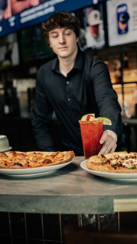 Stoked Center Kitchen & Bar by Splitsville Entertainment new Food Photography menu shoot with LeClair Media video production company brand photography and social media marketing company