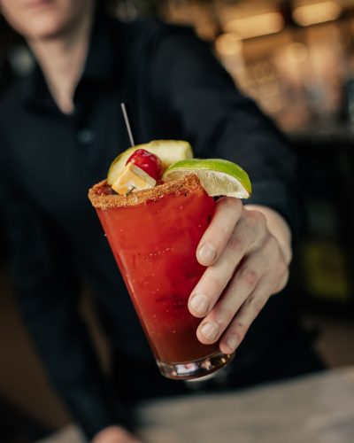 Stoked Center Kitchen & Bar by Splitsville Entertainment new Food Photography menu shoot with LeClair Media video production company brand photography and social media marketing company