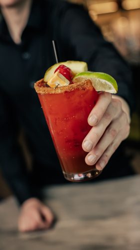 Stoked Center Kitchen & Bar by Splitsville Entertainment new Food Photography menu shoot with LeClair Media video production company brand photography and social media marketing company