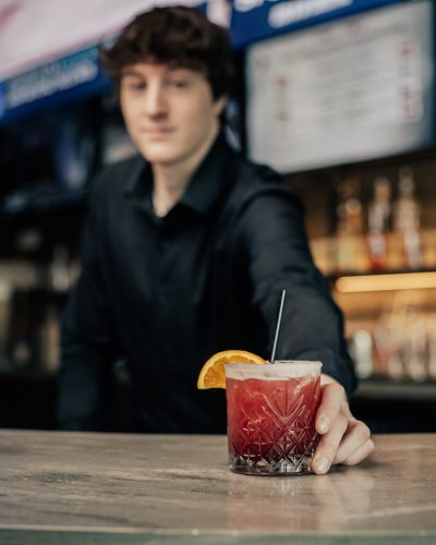 Stoked Center Kitchen & Bar by Splitsville Entertainment new Food Photography menu shoot with LeClair Media video production company brand photography and social media marketing company
