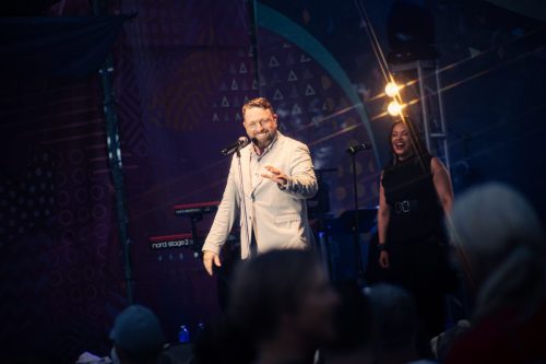 Johnny Reid & Katie Kadan at Saskatchewan Jazz Festival with LeClair Media